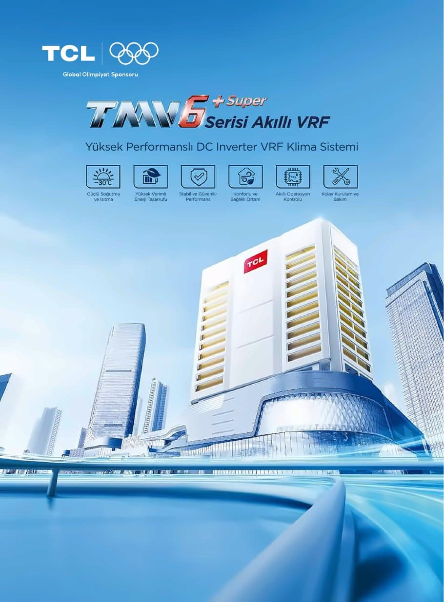 TCL TMV6+ Super Serisi Akıllı VRF kataloğu kapağı